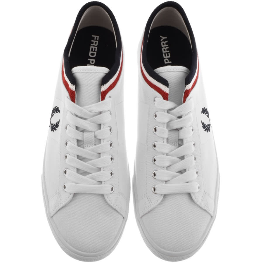 Alternative Image for ProductFred Perry Underspin Tipped Cuff Trainers White3